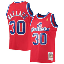 Ben Wallace 1996-97 Washington Bullets Official NBA Mitchell & Ness Jersey