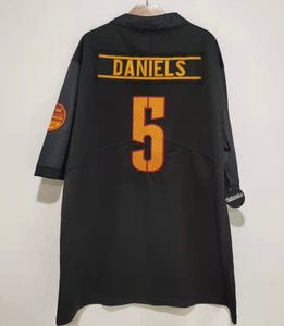 Jayden Daniels Washington Commanders Jersey Classic Authentics black