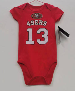 Brock Purdy San Francisco 49ers baby onesie creeper snap suit b/t