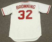 Tom Browning Cincinnati Reds Official MLB Majestic Jersey White