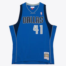 Dirk Nowitzki Dallas Mavericks Official NBA Mitchell & Ness Jersey blue