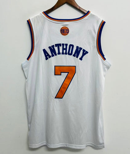 Carmelo Anthony New York Knicks Official NBA Jersey Adidas white