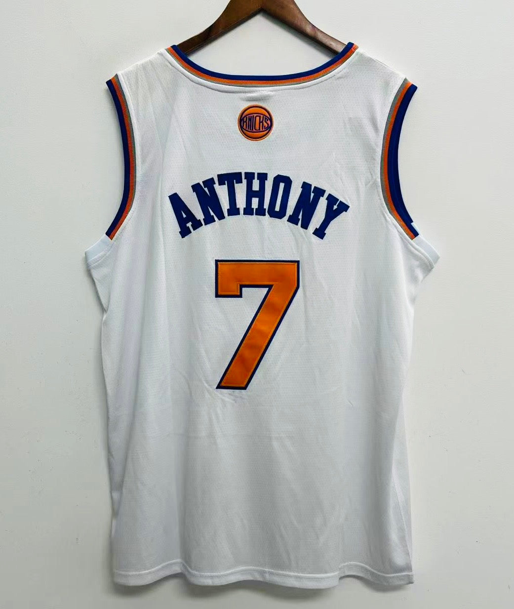 Carmelo Anthony New York Knicks Official NBA Jersey Adidas white