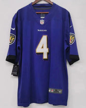 Zay Flowers Baltimore Ravens official Nike Jersey purple