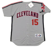 Sandy Alomar Cleveland Indians Official MLB Majestic Jersey gray