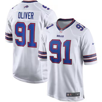 Ed Oliver Buffalo Bills NFL official Nike Jersey white