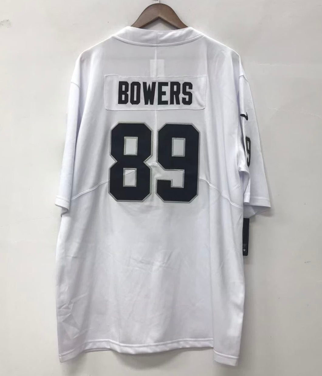 Brock Bowers Las Vegas Raiders Official NFL Nike Jersey white