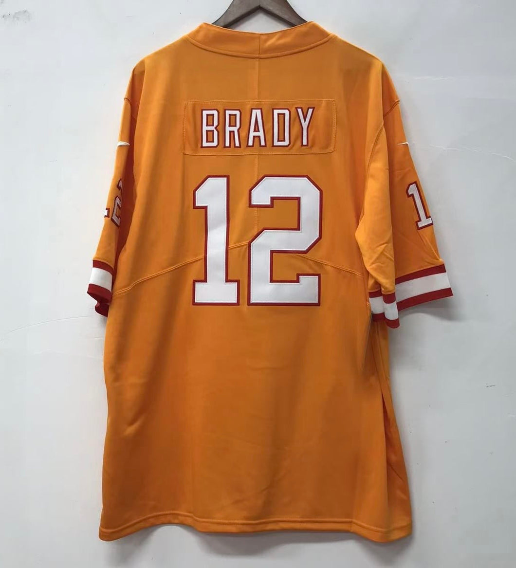 Tom Brady Tampa Bay Buccaneers retro pumpkin throwback Jersey