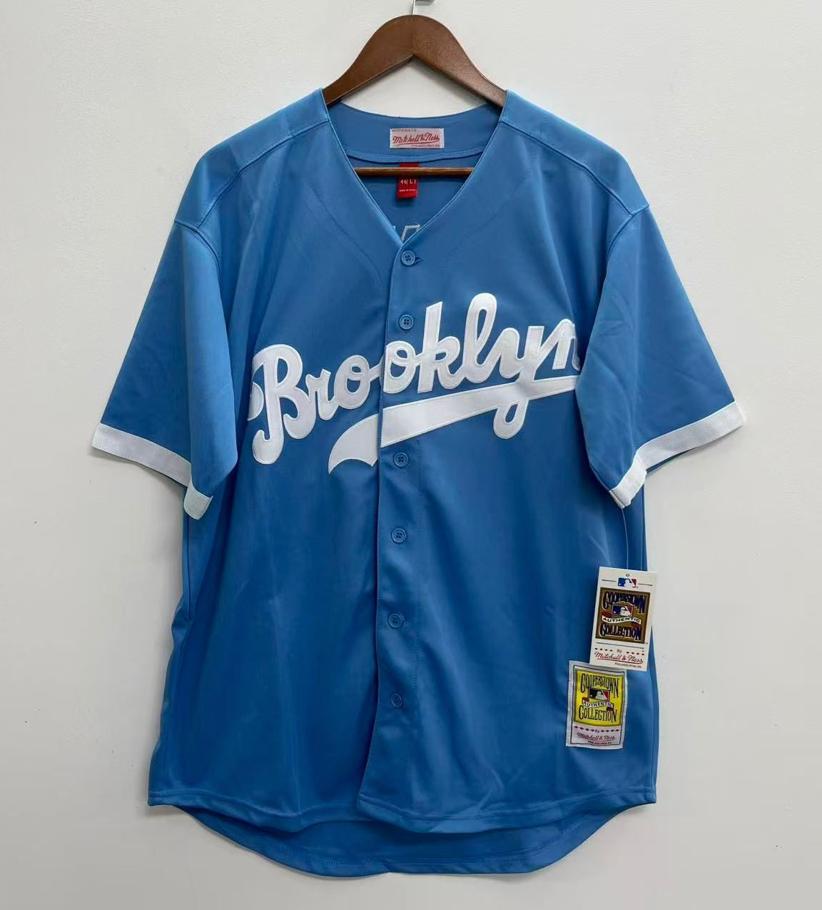 Light Blue Baby Dodger Jersey Jackie Robinson Brooklyn Dodgers
