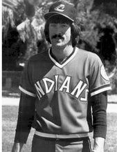 John Lowenstein Cleveland Indians Official MLB Majestic Jersey red