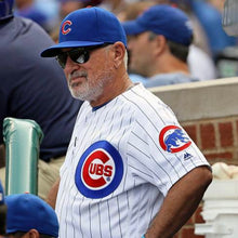 Joe Maddon Chicago Cubs Official MLB Majestic Throwback Jersey gray