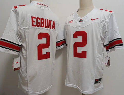 Emeka Egbuka Ohio State Buckeyes YOUTH KIDS Jersey NIKE White