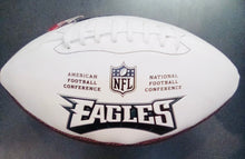 Philadelphia Eagles Full Size logo Autograph Signature Football