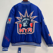 New York Rangers Official NHL Retro Starter jacket / Winter Fall coat