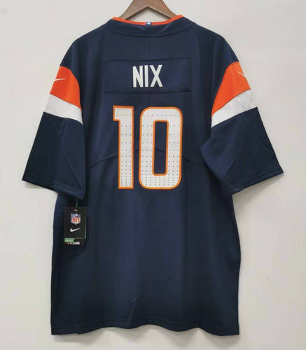 Bo Nix Denver Broncos NFL Jersey Nike blue