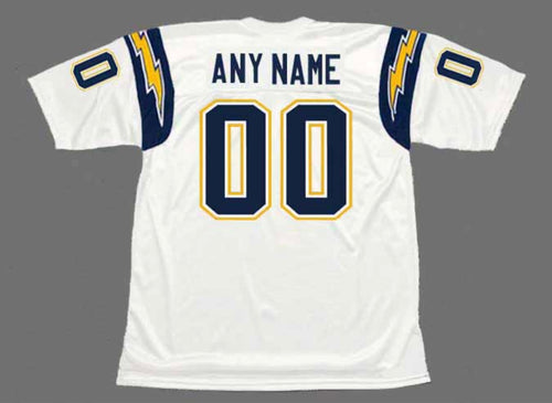 Any name & Number San Diego Chargers NFL Mitchell & Ness Jersey white