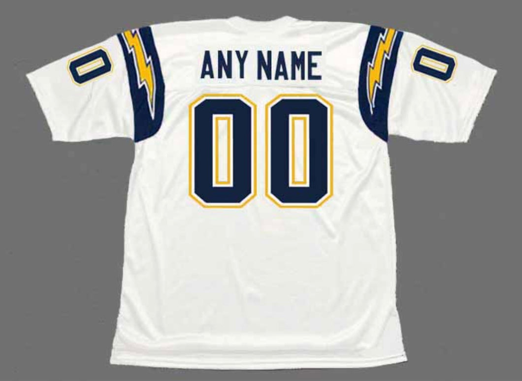 Any name & Number San Diego Chargers NFL Mitchell & Ness Jersey white