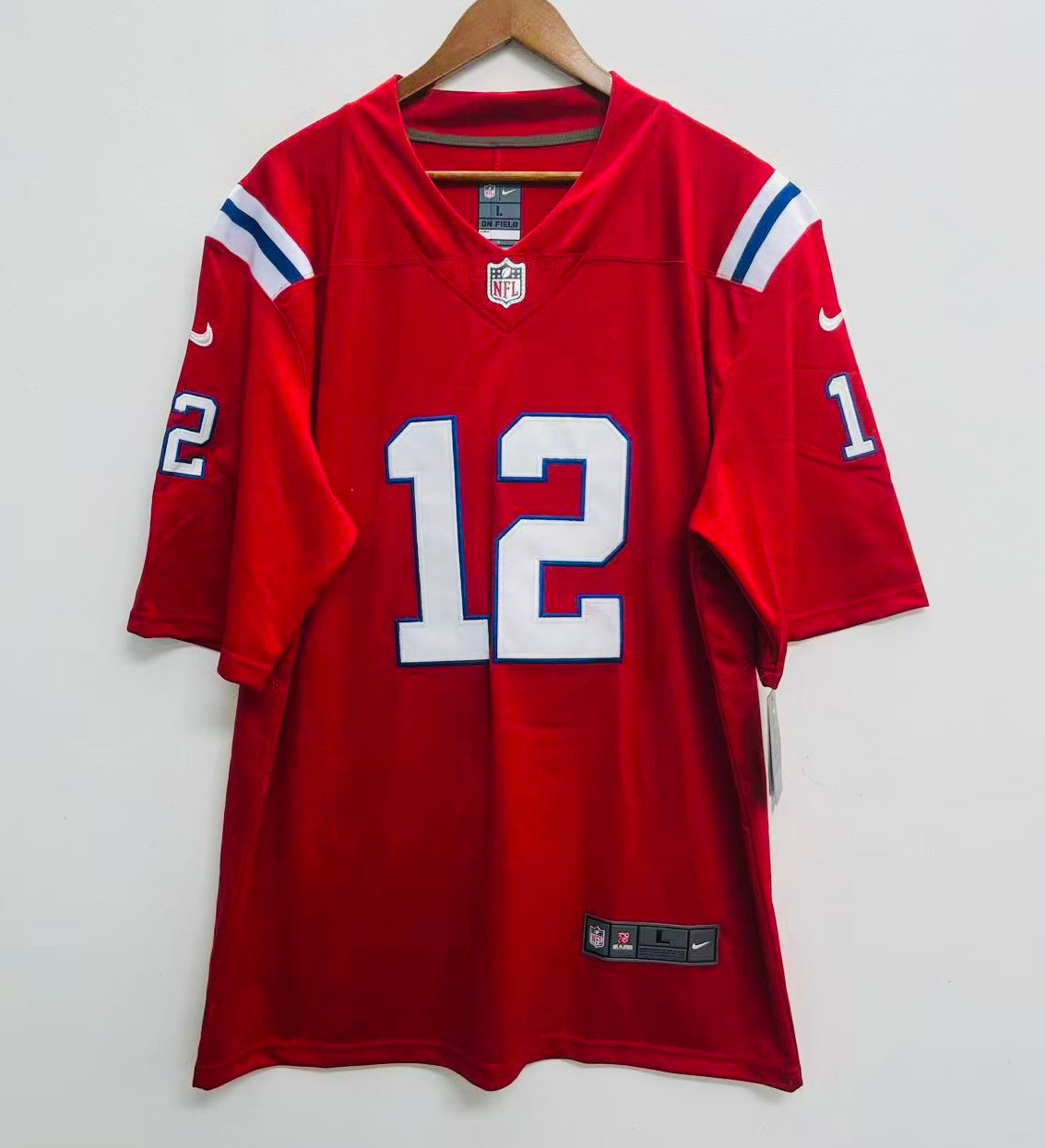 tom brady jersey dress Red/Blue Sequin Tom Brady Shirt