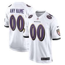 Baltimore Ravens Any Name & Number customized YOUTH KIDS Official NFL Jersey white