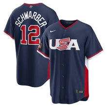 Kyle Schwarber 2026 Team USA Baseball Official Nike Jersey