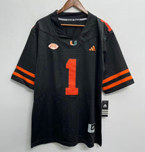 Cam Ward Miami Hurricanes Official NCAA Adidas Jersey black