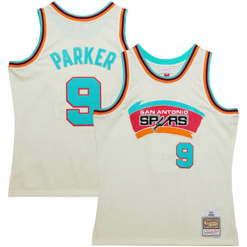 Tony Parker San Antonio Spurs Official NBA Mitchell & Ness Jersey