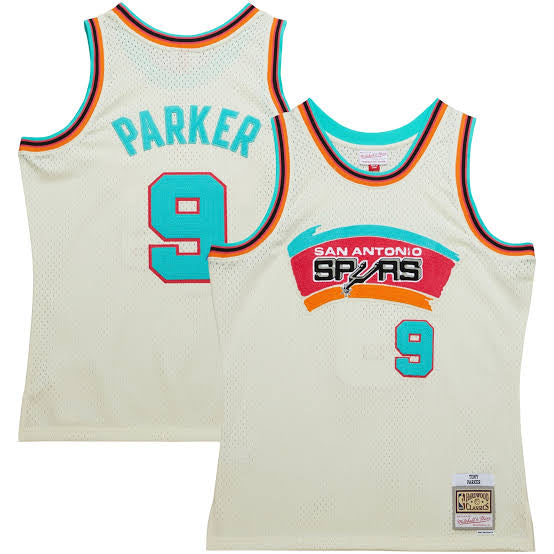 Tony Parker San Antonio Spurs Official NBA Mitchell & Ness Jersey