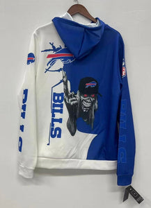 Buffalo Bills skeleton light weight hoodie