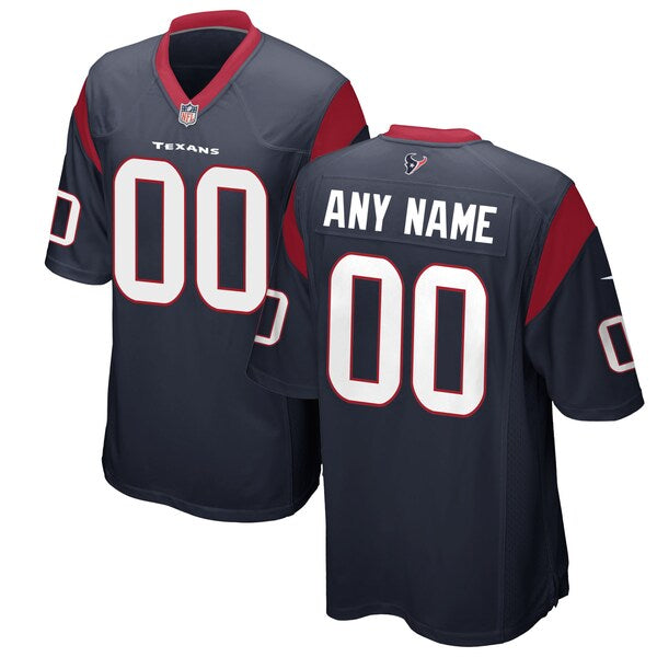 Any name & Number Customized Houston Texans Official NFL Nike jersey Blue