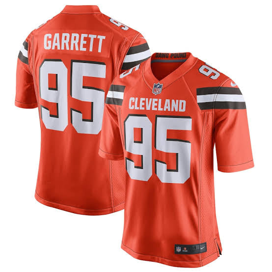 Myles Garrett YOUTH KIDS Cleveland Browns Official NFL Nike Jersey Orange