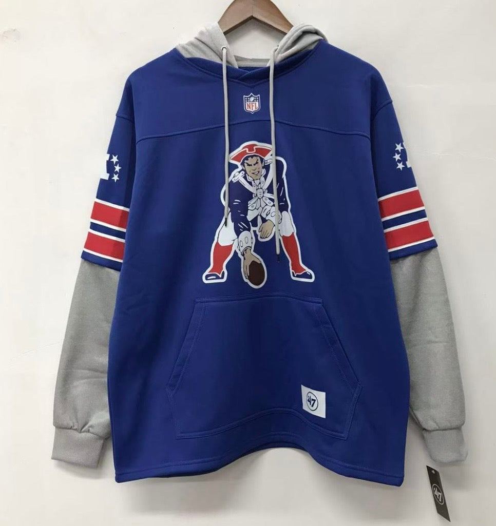New England Patriots Official NFL 47 brand hoodie