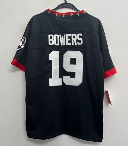 Brock Bowers YOUTH KIDS Georgia Bulldogs Official NCAA Nike Jersey black