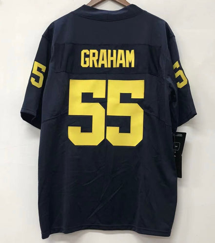 Brandon Graham Michigan Wolverines Jersey Stitched Numbers & Letters