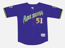 Randy Johnson Arizona Diamondbacks 2001 World Series Official MLB Jersey Purple