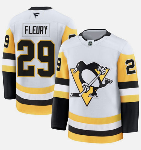 Marc-Andre Fleury YOUTH KIDS Pittsburgh Penguins Official NHL Jersey White