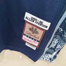Allen Iverson Georgetown Hoyas Stitched blue Mitchell & Ness Jersey