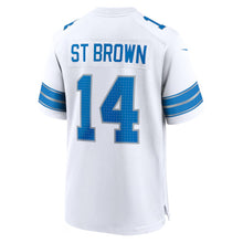 Amon-Ra ST Brown Detroit Lions Official NFL Nike Jersey white