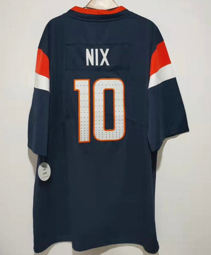 Bo Nix Denver Broncos blue Classic Authentics