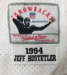 Jeff Hostetler 1994 Los Angeles Raiders NFL Mitchell & Ness Jersey