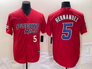 Enrique Hernández Kike Puerto Rico jersey Nike