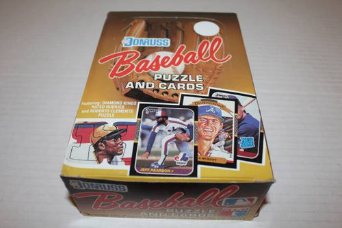 1987 Donruss baseball wax box 36 packs fresh case