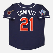 Ken Caminiti San Diego Padres  Official MLB Majestic 1998 World Series Jersey blue