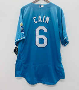 Lorenzo Cain Kansas City Royals Jersey Majestic – Classic Authentics