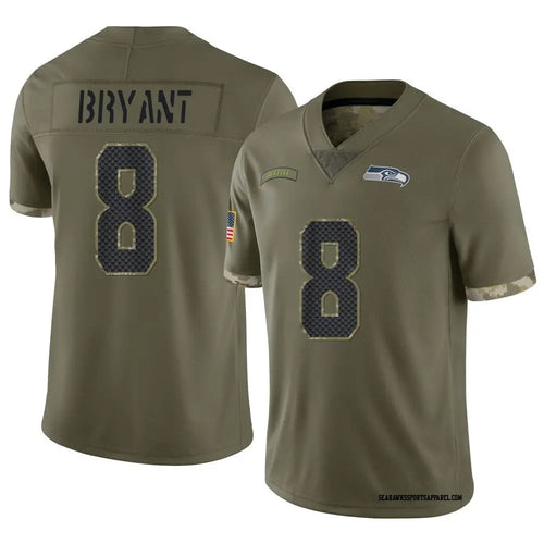 Coby Bryant Seattle Seahawks Official NFL Jersey Nike Salute to Service