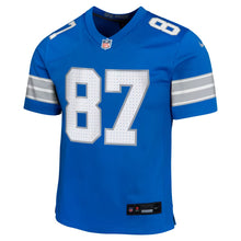 Sam LaPorta YOUTH KIDS Detroit Lions Official NFL Nike Jersey Blue