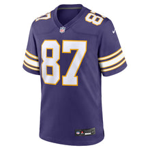 T.J. Hockenson Minnesota Vikings Jersey Nike purple