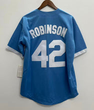 Jackie Robinson YOUTH KIDS Brooklyn Dodgers Official MLB Jersey blue