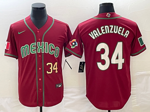 Fernando Valenzuela Mexico Baseball Jersey Nike