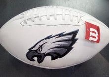 Philadelphia Eagles Full Size logo Autograph Signature Football