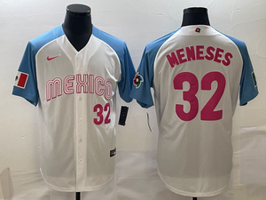 Joey Meneses Mexico Baseball Jersey Nike